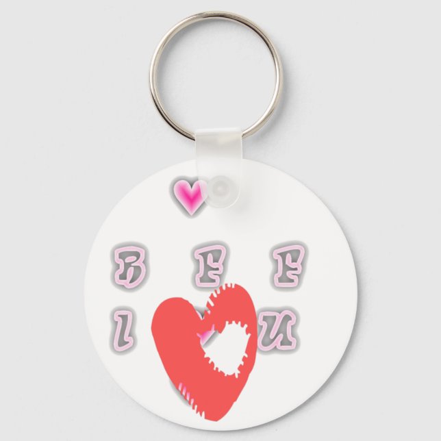 Chaveiro Melhor amigo BFF para sempre. (Frente)