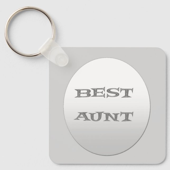 Chaveiro Melhor Anel de Chave da Tia (Frente)