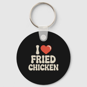 Chaveiro Melhor Arte de Frango Frito Para Homens Mulheres C