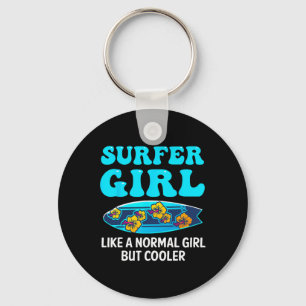Chaveiro Melhor Arte de Surf para Meninas Mulheres Praia Su