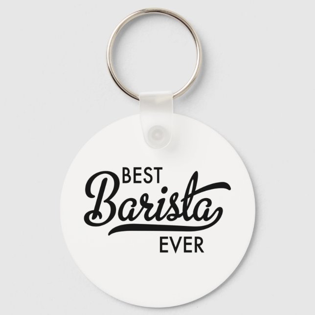 Chaveiro Melhor Barista de sempre (Frente)