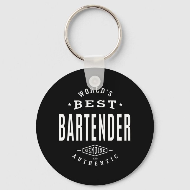 Chaveiro Melhor Bartender do Mundo (Frente)