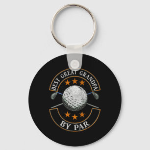 Chaveiro Melhor Bisavô Por Par Amante de Golfe Esportes Pai