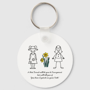 Chaveiro Melhor Coleção de Amigos Transparente