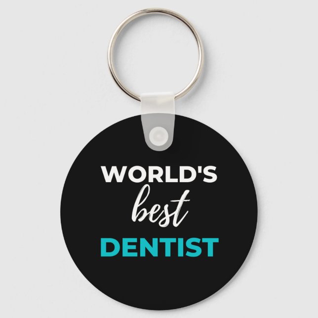 Chaveiro Melhor Dentista do Mundo (Frente)