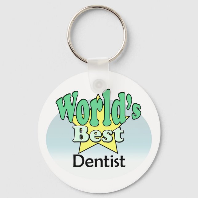 Chaveiro Melhor Dentista do Mundo (Frente)