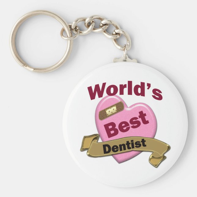 Chaveiro Melhor Dentista do Mundo (Frente)