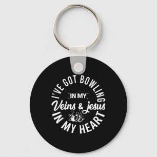 Chaveiro Melhor Design Boliche para Homens Mulheres Jesus C