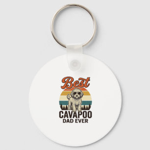 Chaveiro Melhor Design de Camisa de Cachorro Vintage para P