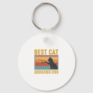 Chaveiro Melhor Deus Pai de Gatos de Sempre Design de Gato 
