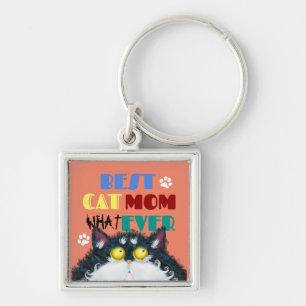 Chaveiro Melhor Gato Mãe Sempre Rumpy gato Engraçado Text