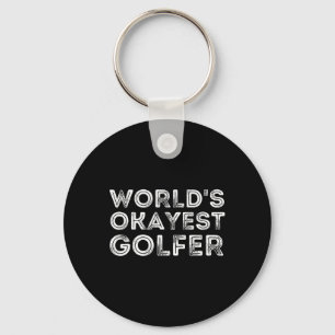 Chaveiro Melhor Golfista do Mundo - Amante de Golfe e Prese