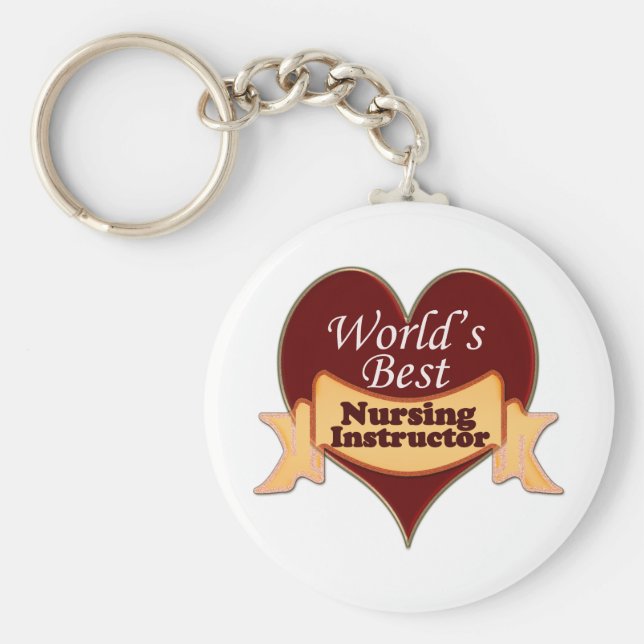 Chaveiro Melhor Instrutor de Enfermagem do Mundo (Frente)