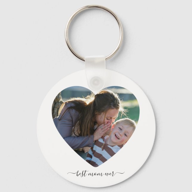 Chaveiro Melhor Mãe de Todos os Tempos Foto Personalizada d (Frente)