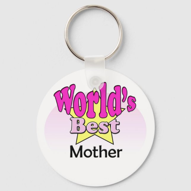 Chaveiro Melhor Mãe do Mundo (Frente)