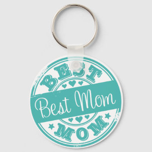 Chaveiro Melhor mãe - efeito de carimbo -