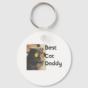 Chaveiro Melhor modelo de presente com nome e foto do gato