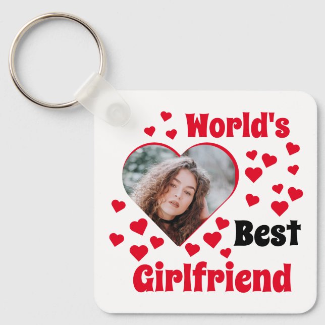 Chaveiro Melhor Namorada do Mundo (Frente)