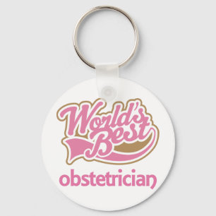 Chaveiro Melhor Obstetra do Mundo Rosa