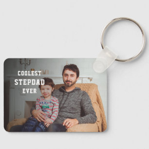 Chaveiro Melhor Padrasto de Todos Personalizado Foto Pai