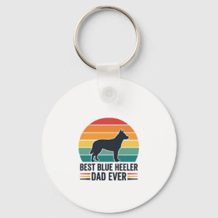 Chaveiro Melhor Pai Blue Heeler de Todos os Tempos Design d