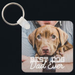 Chaveiro Melhor Pai De Cachorro Alguma Vez Personalizado Fo<br><div class="desc">Este design simples e clássico é composto por tipografia serif e adiciona uma foto personalizada</div>