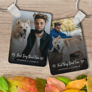 Chaveiro Melhor Pai de Cachorro de Todos os Tempos Coração