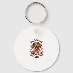 Chaveiro Melhor Pai De Dachshund Nunca