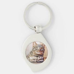 Chaveiro Melhor Pai De Gato De Foto Personalizada De Pet Mo