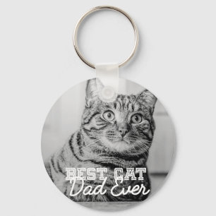 Chaveiro Melhor Pai De Gato De Foto Personalizada De Pet Mo