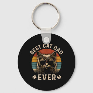 Chaveiro Melhor Pai de Gato de Todos os Tempos Engraçado pa