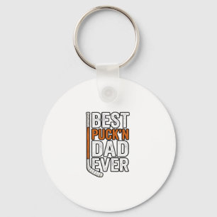 Chaveiro Melhor Pai de Hockey Puck'n Pai Eterno Design Veto