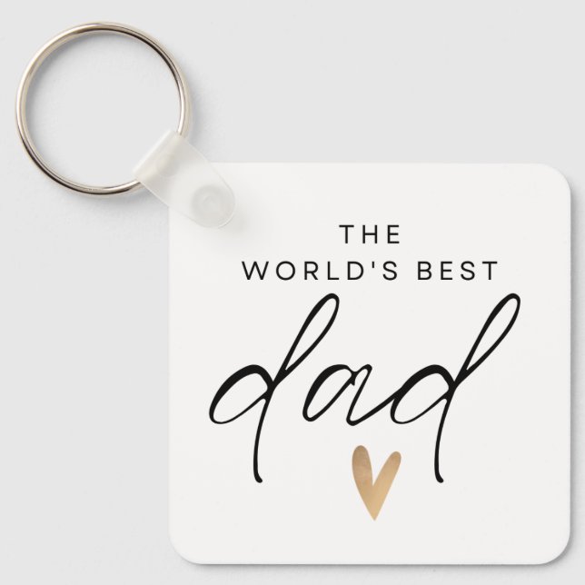 Chaveiro Melhor Pai do Mundo (Frente)