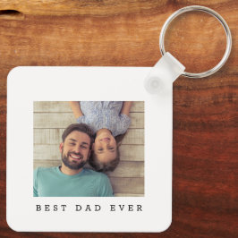 Chaveiro Melhor Pai do Mundo Foto Personalizada 
