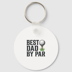 Chaveiro Melhor Pai Por Par Golfe Dia dos Pais Design Vinta