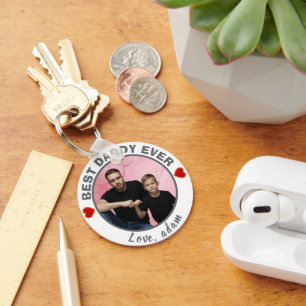 Chaveiro Melhor Papai de todos os Tempos Foto Personalizada