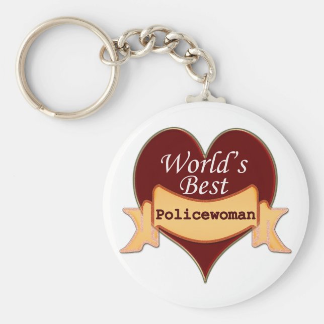 Chaveiro Melhor Policial do Mundo (Frente)