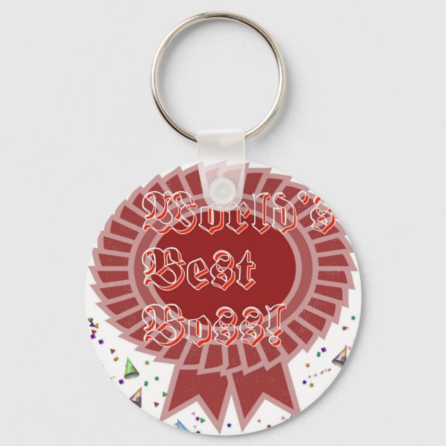 Chaveiro Melhor Presente de Cadeia-Chave Chefe (Frente)