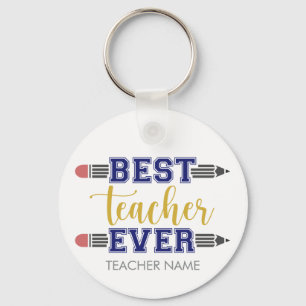 Chaveiro Melhor Professora Personalizada De Todos Os tempos