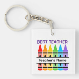 Chaveiro Melhor Professora, Presente Escolar Personalizado 
