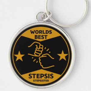 Chaveiro Melhor Stepirmã do Mundo