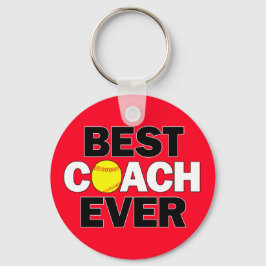 Chaveiro MELHOR TREINADOR DE Softball EVENTUALMENTE Persona