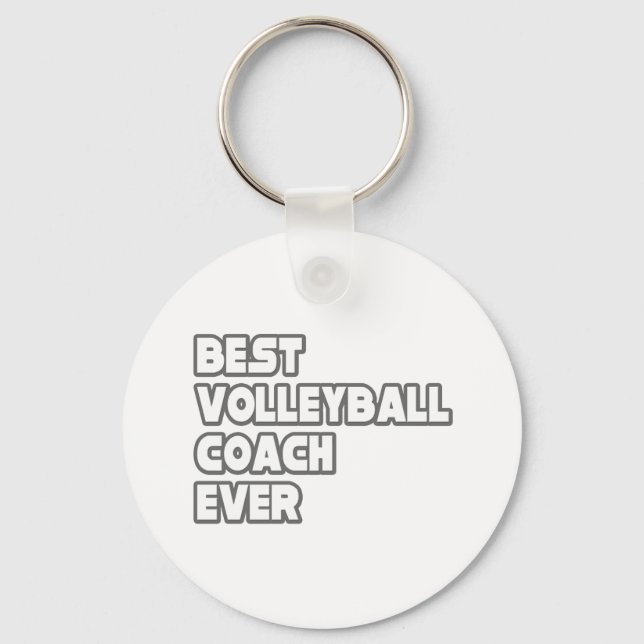 Chaveiro Melhor Treinador De Voleibol (Frente)