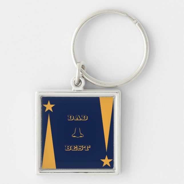 Chaveiro Melhor trocadilho do Nariz do pai (Frente)