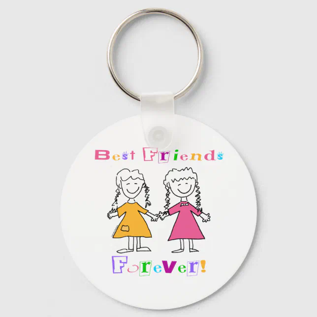 Chaveiro Desenhos animados engraçados de BFF