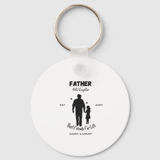 Chaveiro Melhores Amigos Personalizados Pai e Filha Para