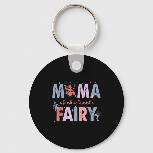 Chaveiro Mema da festa de um ano da menininha da fada (Frente)