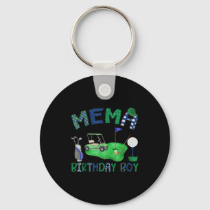 Chaveiro Mema do menino aniversariante fã de golfe hole in