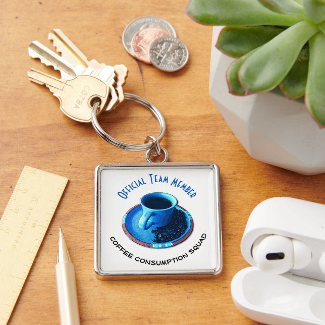 Chaveiro Membro da Equipe Coffee Consumption Squad Personal (Mesa)