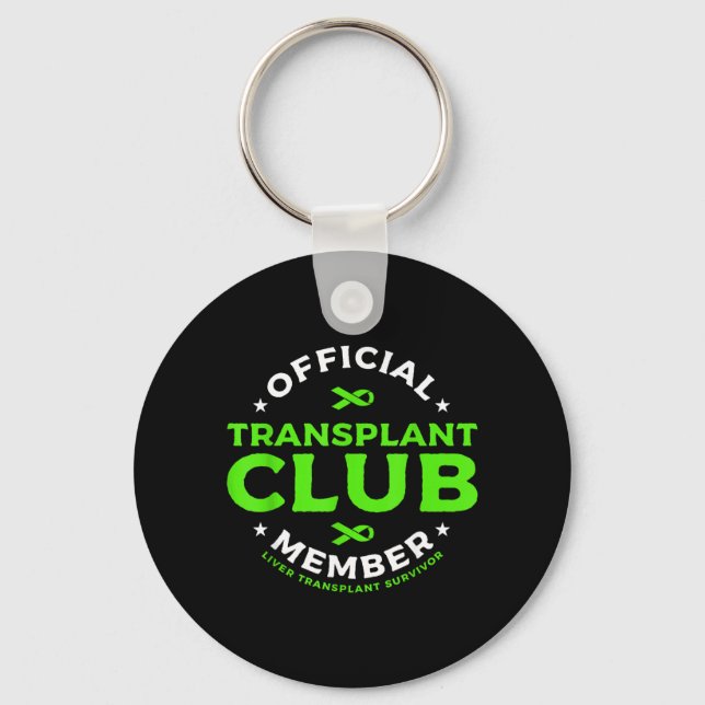 Chaveiro Membro do Clube de Transplante Sobrevivente de Tra (Frente)